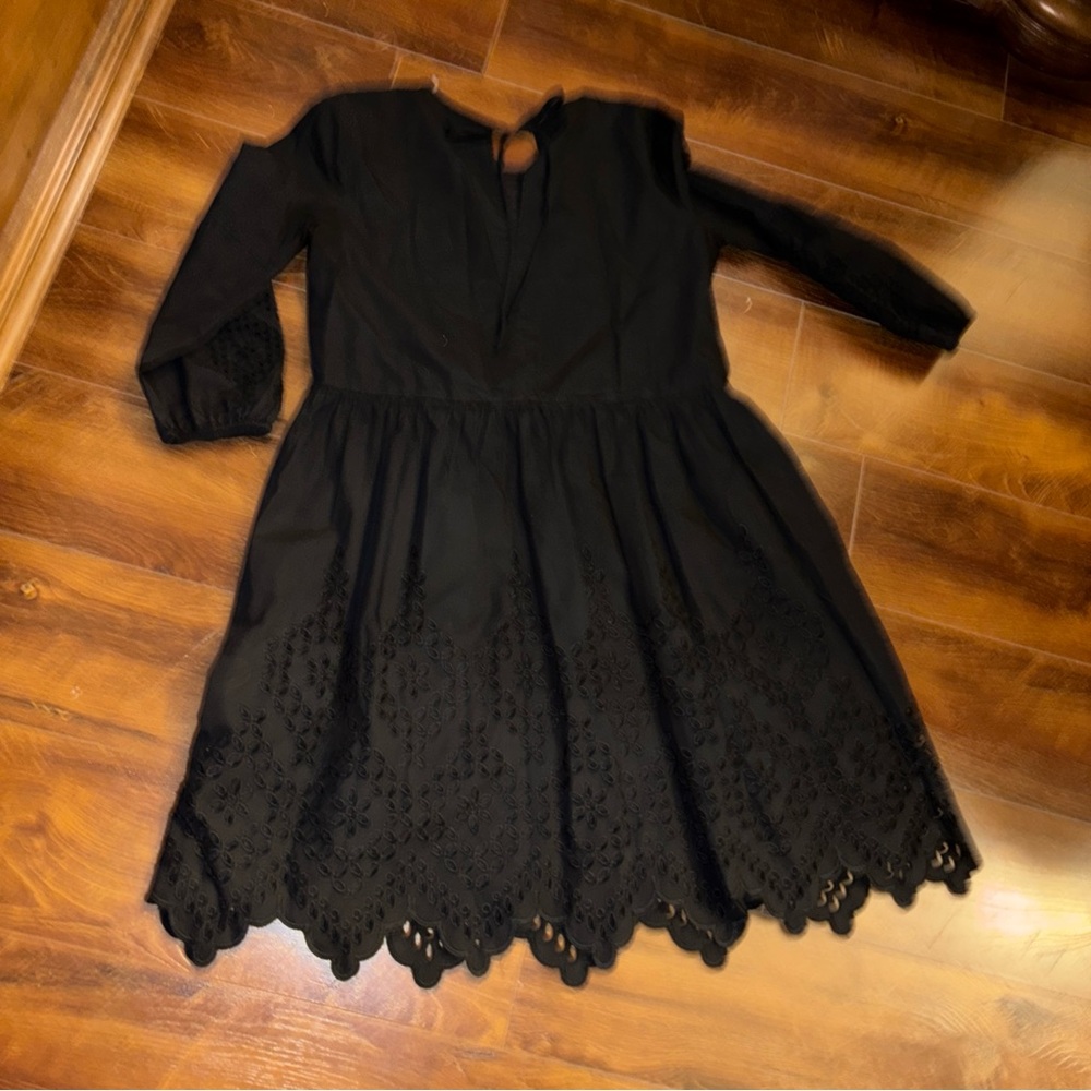 Johnny Was Jade EYELET MINI DRESS Black Size XS - Picture 11 of 14